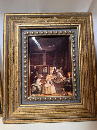 Triptico dipinti classici Goya e Velázquez