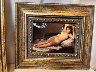 Triptico dipinti classici Goya e Velázquez