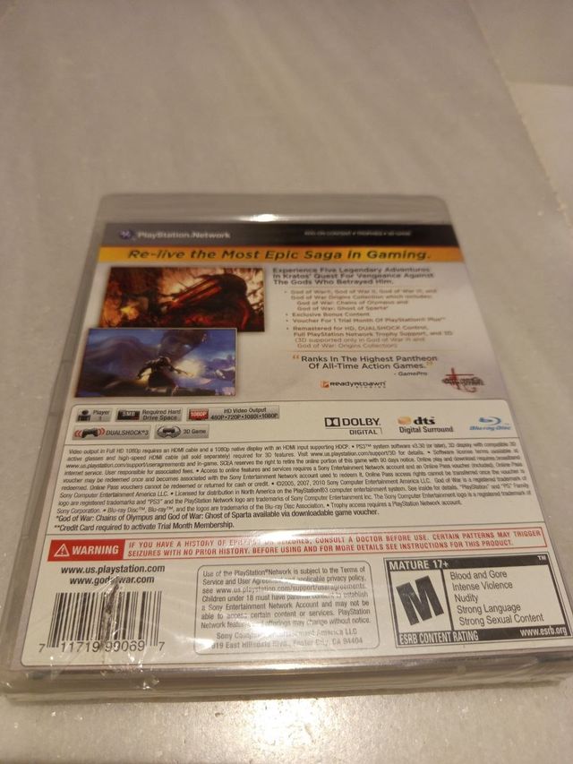 God of War Saga PS3 Colección Precintado