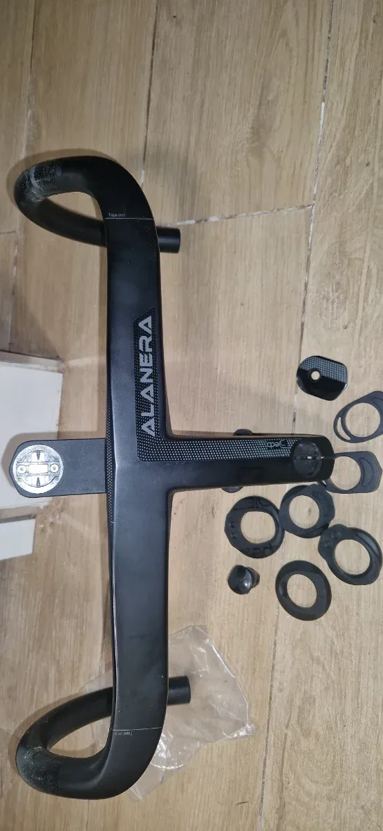 Manillar Colnago Deda Alanera Carbono, original.