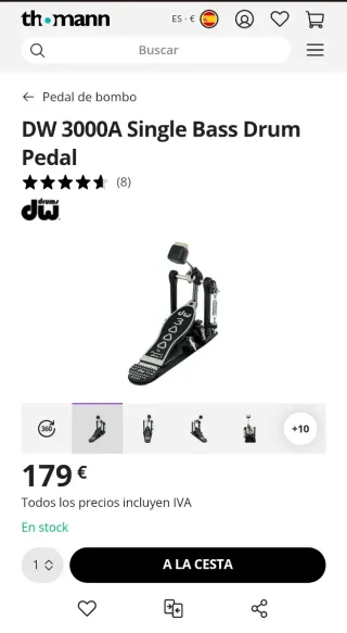 Pedal DW 3000 Nuevo con Garantía