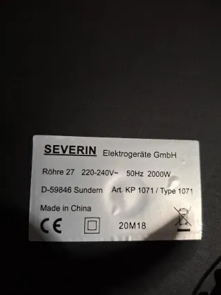 Placa Inducción Portátil Severin