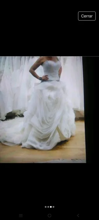 Vestido de Novia Blanco roto..