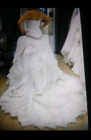 Vestido de Novia Blanco roto..