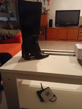 Botas altas de tacón