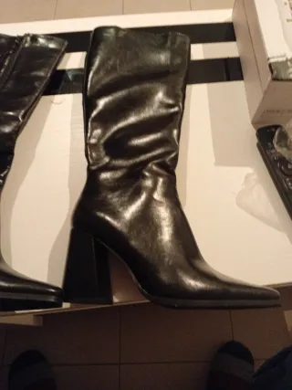 Botas altas de tacón