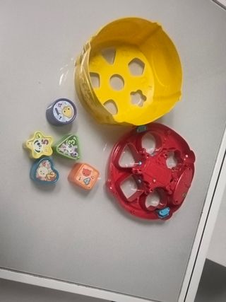 Tambor VTech piezas colores formas sonidos