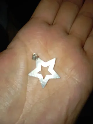 Colgante Estrella Plata