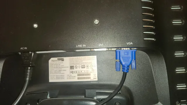 Monitor Hanns G HU196D Plata/Negro