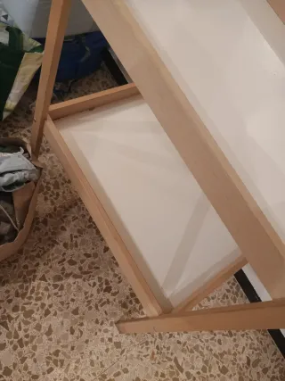 Cambiador bebé Ikea madera