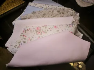 100 piezas de tela para manualidades de 20 x 20cm.