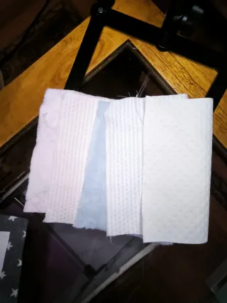 100 piezas de tela para manualidades de 20 x 20cm.