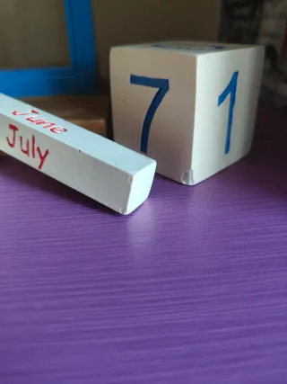 Calendario Manual Vintage Ositos