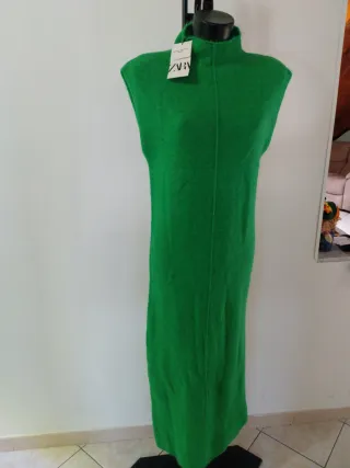 Vestito lungo Zara verde