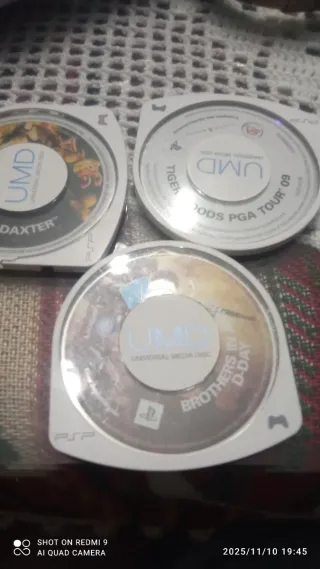 3 Juegos PSP UMD: Crash, Tiger Woods, Brothers