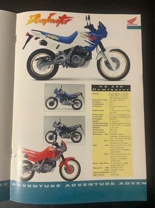 Catalogo Honda Adventure 1994