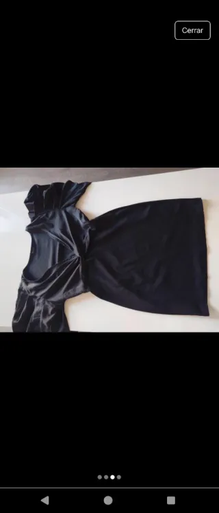 Vestido Boohoo Negro Talla M