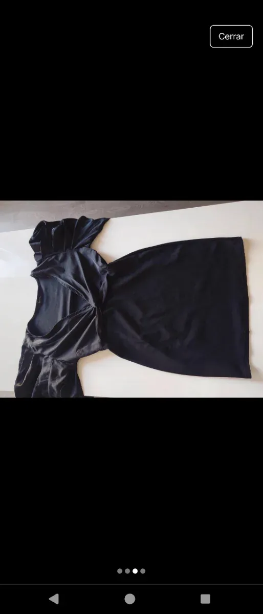 Vestido Boohoo Negro Talla M