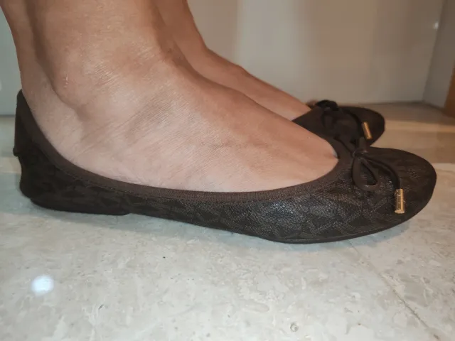 Bailarinas Michael Kors Marrón y Dorado