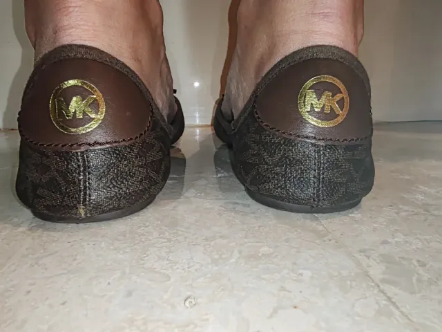 Bailarinas Michael Kors Marrón y Dorado