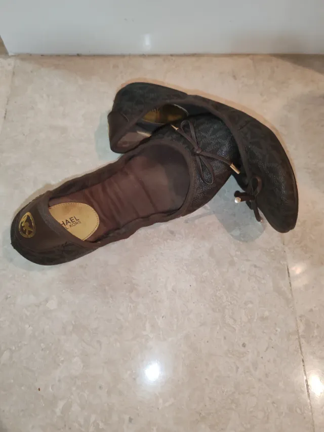 Bailarinas Michael Kors Marrón y Dorado