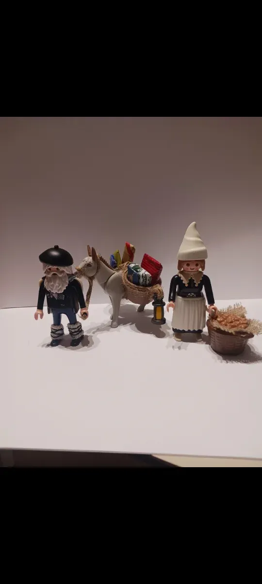 Playmobil Olentzero, Mari Domingi y Napo