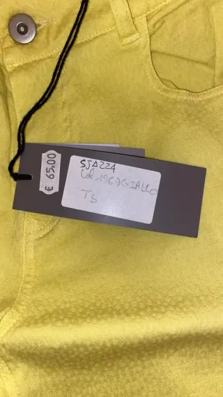 Pantaloni skinny giallo limone CaféNoir