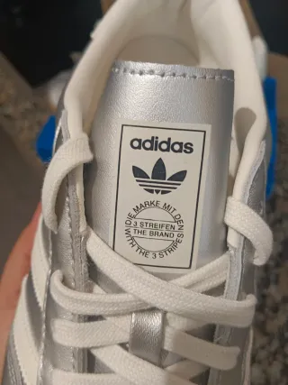 Zapatillas Adidas Gazelle Plateadas