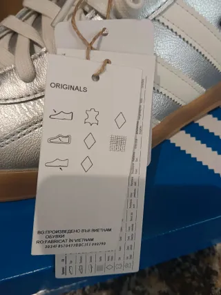 Zapatillas Adidas Gazelle Plateadas