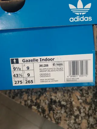 Zapatillas Adidas Gazelle Plateadas