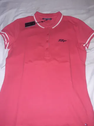 Polo Tommy Hilfiger Mujer Talla M Rosa