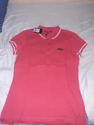 Polo Tommy Hilfiger Mujer Talla M Rosa