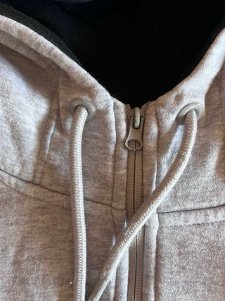 Sudadera McKenzie gris con cremallera