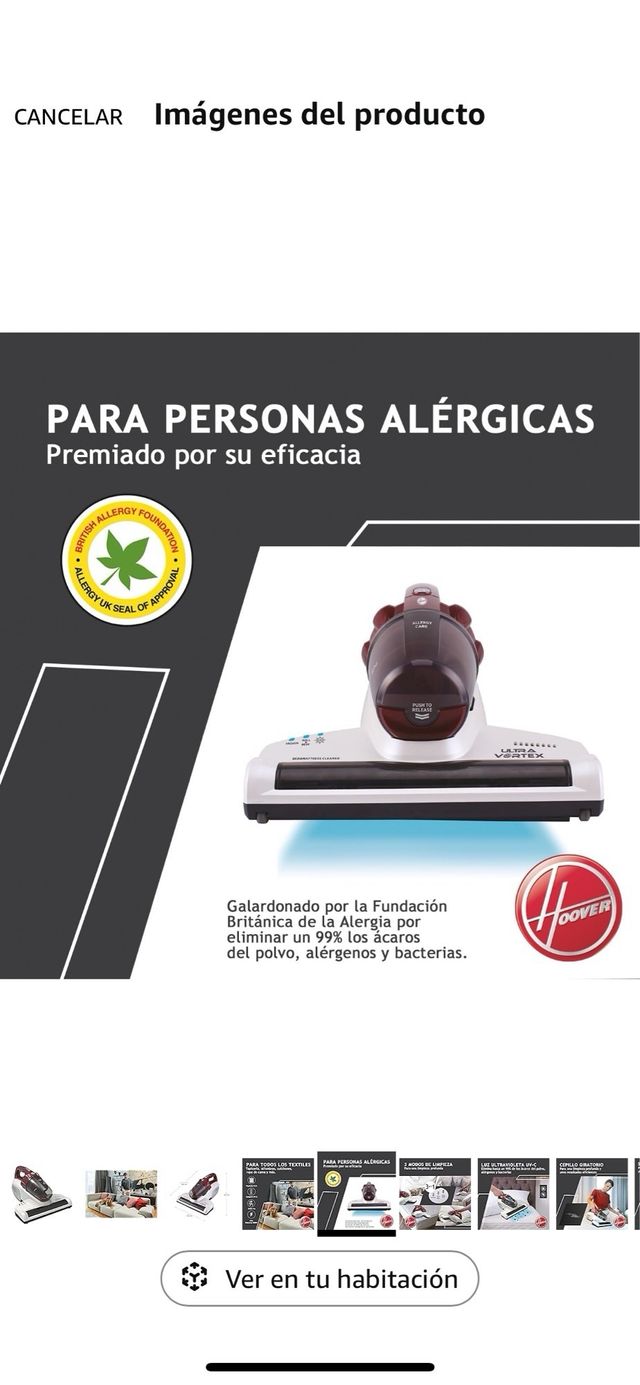 Aspiradora de ácaros Hoover