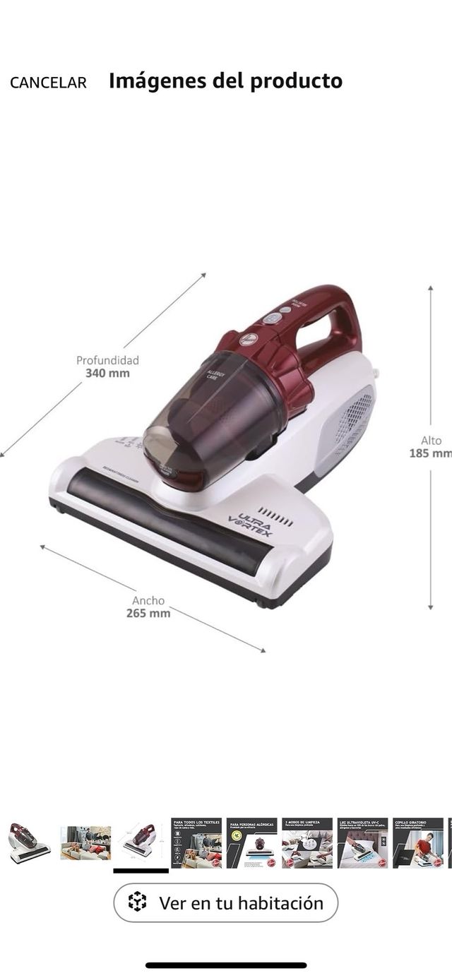 Aspiradora de ácaros Hoover