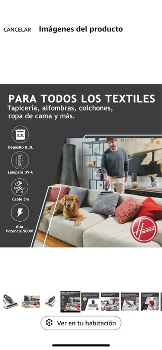 Aspiradora de ácaros Hoover