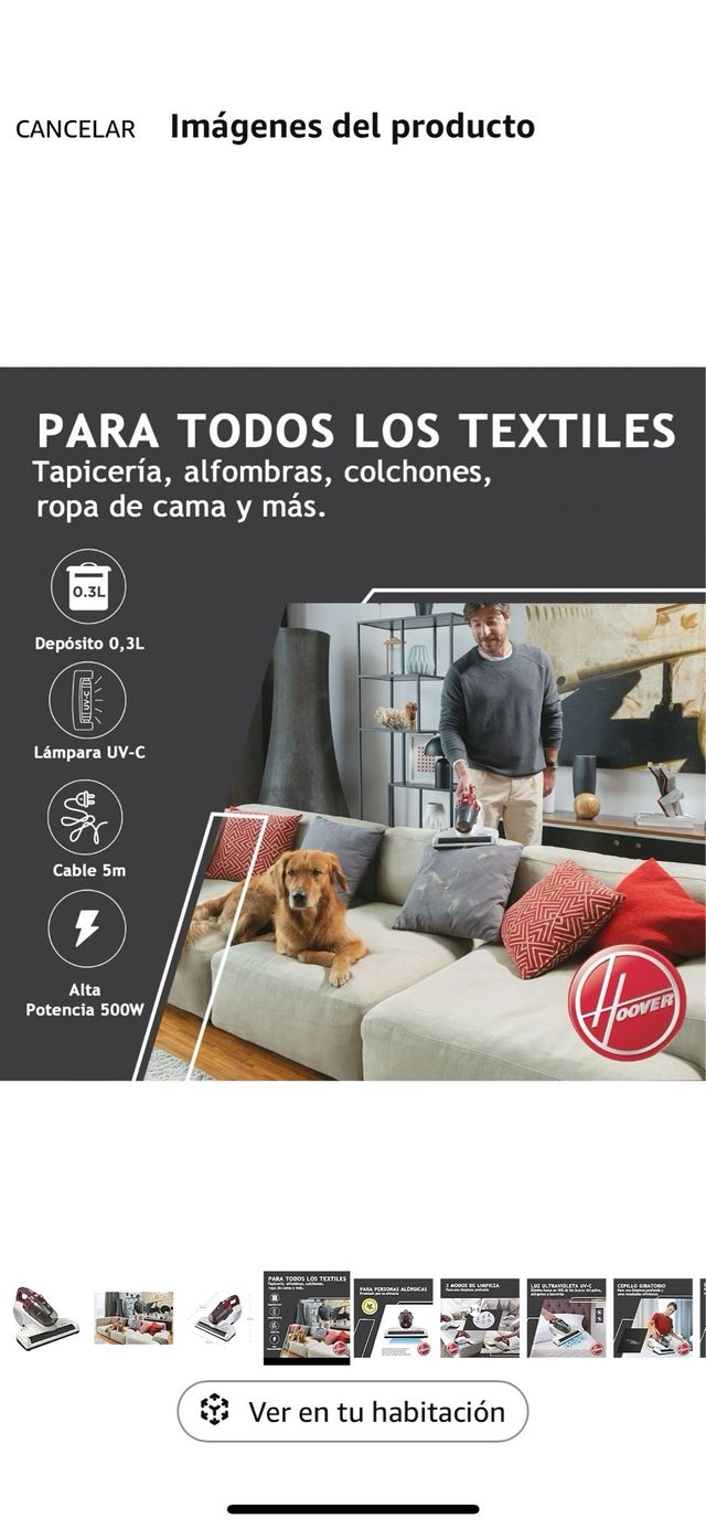 Aspiradora de ácaros Hoover