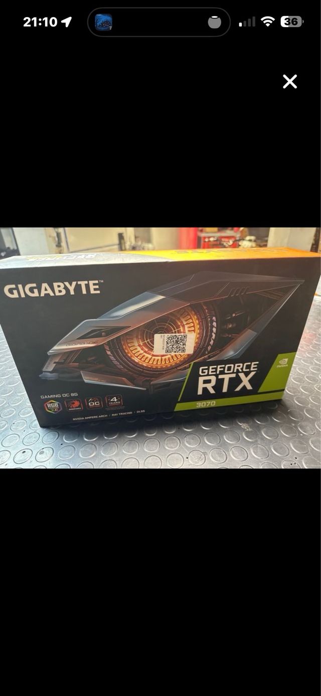 Gigabyte RTX 3070 Tarjeta Gráfica