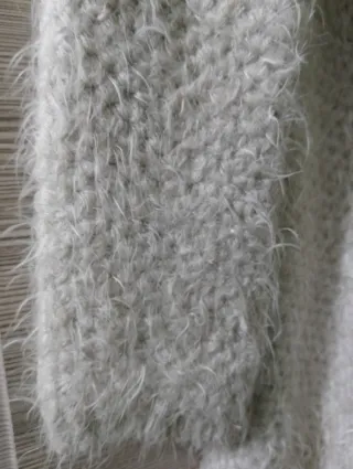 Cardigan donna bianco/beige