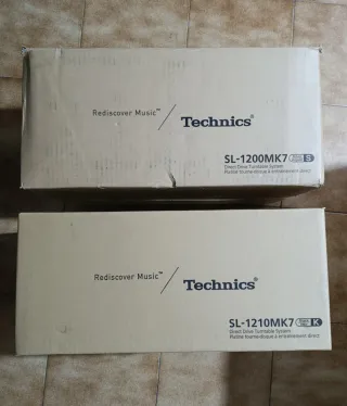 Cajas embalaje Technics SL-1200MK7 SL-1210MK7