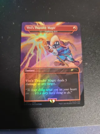 Carta MTG Lightning Bolt - Foil FF Secret Lair