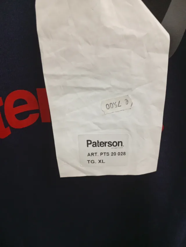 Maglia Paterson Blu Taglia XL