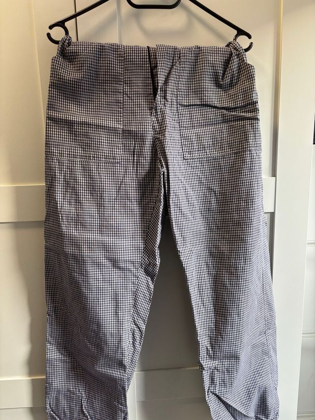2 Pantalones de cocina cuadros