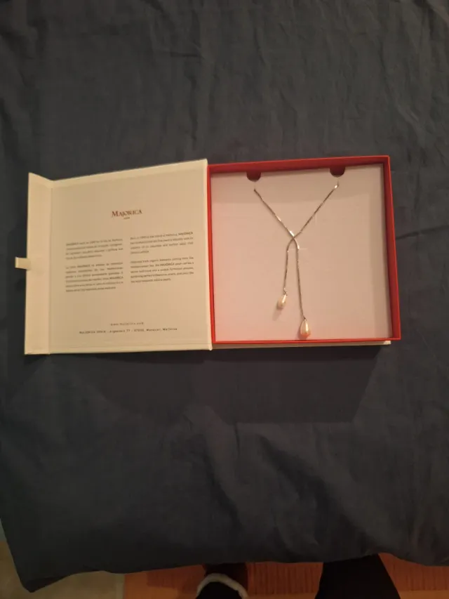 Collar Majorica perlas plata