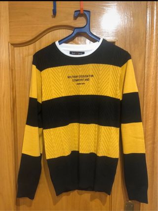 Jersey Red Jack Rayas Negro y Amarillo