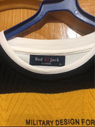 Jersey Red Jack Rayas Negro y Amarillo