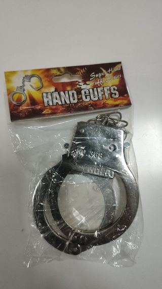 Esposas metálicas para disfraz