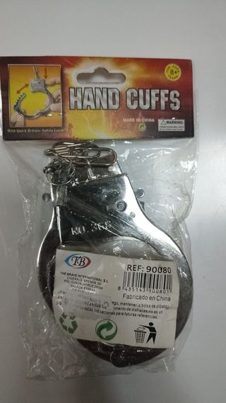 Esposas metálicas para disfraz