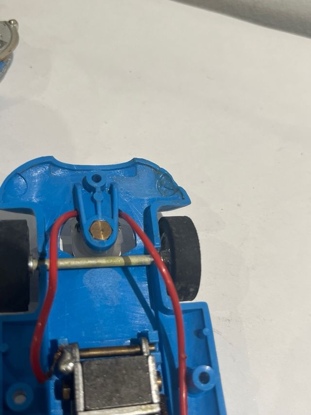 Scalextric jaguar-e azul buen estado barato