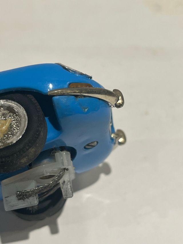 Scalextric jaguar-e azul buen estado barato